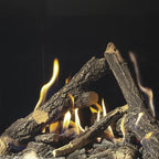 Kalfire Gi80/55CL 2-sidig, LPG, Hybrid LED, sort bakplate, 3cm trim, Ø130/200